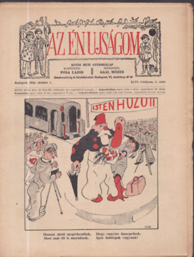 Gaal M�zes P�sa Lajos - Az �n ujs�gom - K�pes heti gyermeklap - 1934-1935 (XLVI. �vfolyam lapsz�monk�nt, hi�nyzik: 4., 11., 20., 21., 51. sz�m)