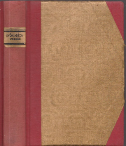 Gy�ni G�za - Versek (B�ke, h�bor�, fogs�g)