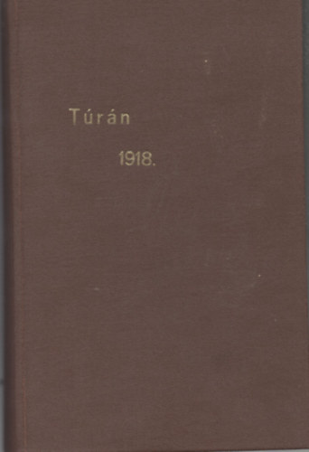 Gr�f Teleki P�l  (szerk.) - T�r�n 1918. �prilis 4. sz�m
