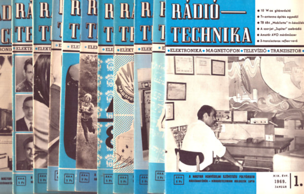 Stefanik Pl  (szerk) - Rditechnika 1969. teljes vfolyam (1-12. szmonknt)