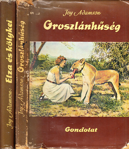 Joy Adamson - Oroszlnhsg + Elza s klykei (2 m)