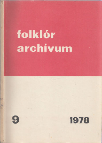 Hoppl Mihly - Folklr archvum 9.