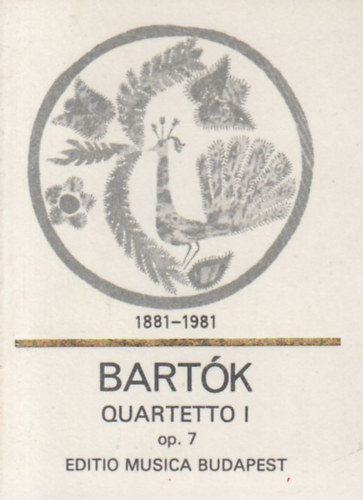 B�la Bart�k - Quartetto I op. 7 (minik�nyv)