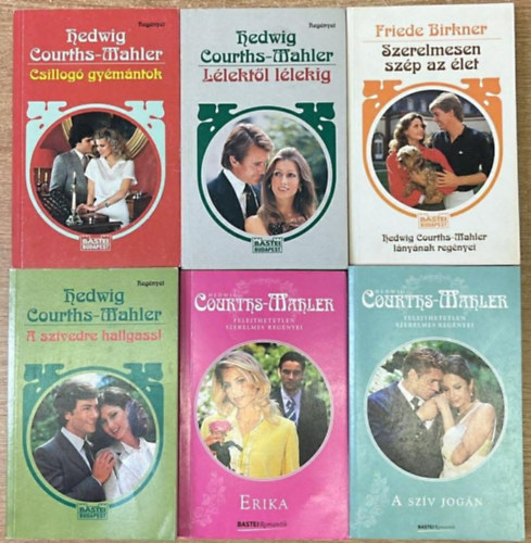 Friede Birkner Hedwig Courths-Mahler - 6 darab romantikus regény: Csillogó gyémántok - Lélektől lélekig - Szerelmesen szép az élet - A szívedre hallgass! - Erika - A szív jogán
