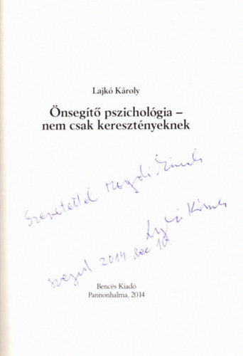 Lajk Kroly - nsegt pszicholgia - nem csak keresztnyeknek