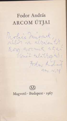 Fodor Andr�s - Arcom �tjai. (Dedik�lt!)