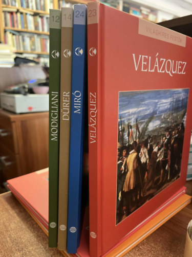 4 db a Vilghres Festk sorozatbl : Modigliani + Drer + Mir + Velzquez