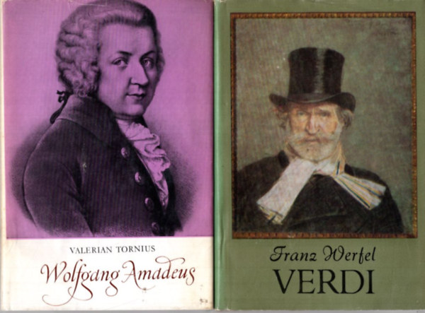 Valerian Tornius, Juhsz Eld, Fred Goldbeck - 4 db Zenetrtneti letrajz: Verdi, Wolfgang Amadeus, Bernstein Story, Atkletes karmester