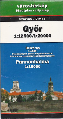 Gyr - Pannonhalma vrostrkp (1:12500 / 1:20000)