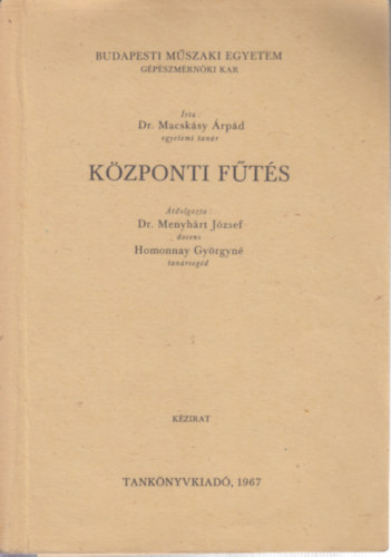 Dr. Macsksy rpd - Kzponti fts