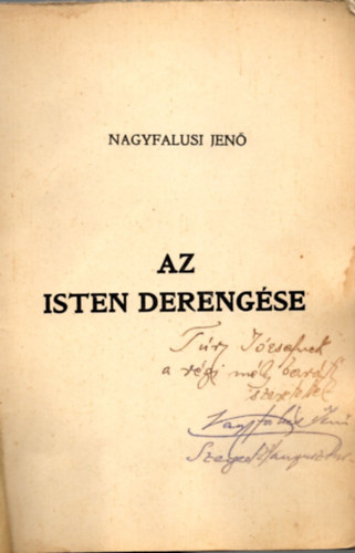Nagyfalusi Jen� - Az isten dereng�se