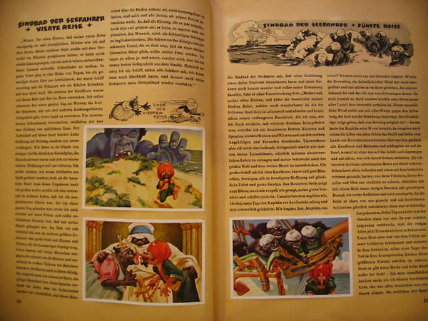 Märchen der Völker. (Mit zusammen 150 montierten farbigen Sammelbildern - Stephan Mart rajzaival és színes képeivel)