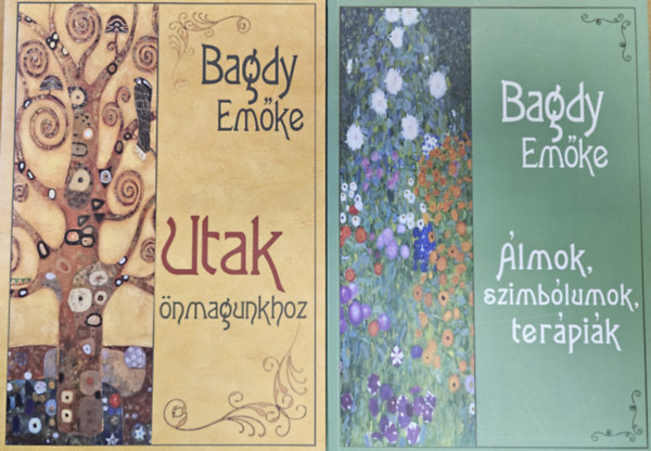 Bagdy Em�ke - 2 db Bagdy Em�ke k�tet: Utak �nmagunkhoz + �lmok, szimb�lumok, ter�pi�k