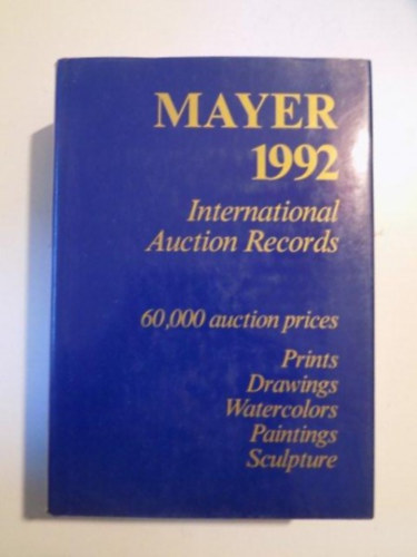 Mayer - Mayer - 1992 International Auction Records