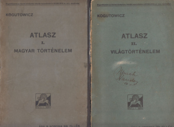 Kogutowicz - Atlasz I. - Magyar trtnelem + Atlasz II. - Vilgtrtnelem