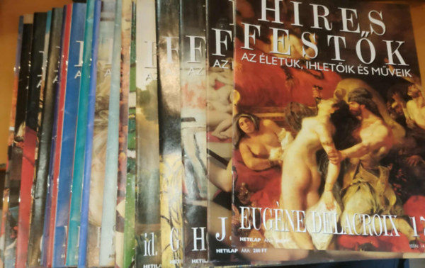 Eaglemoss Hungary - 23 db H�res fest�k foly�irat (sz�rv�nysz�mok, sorsz�mok a term�klapon)