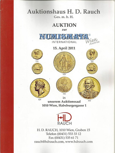 Auktionshaus H.D. Rauch - Auktion zur Numismata international