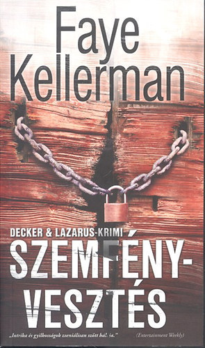 Faye Kellerman - Szemf�nyveszt�s Decker & Lazarus- krimi