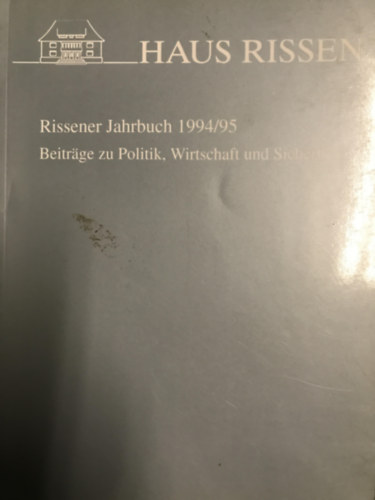 Rissener Jahrbuch 1995/95