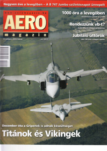Sajtos Zoltán (szerk.) - Aero magazin 2009. február - 2010. január, teljes évfolyam, lapszámonként