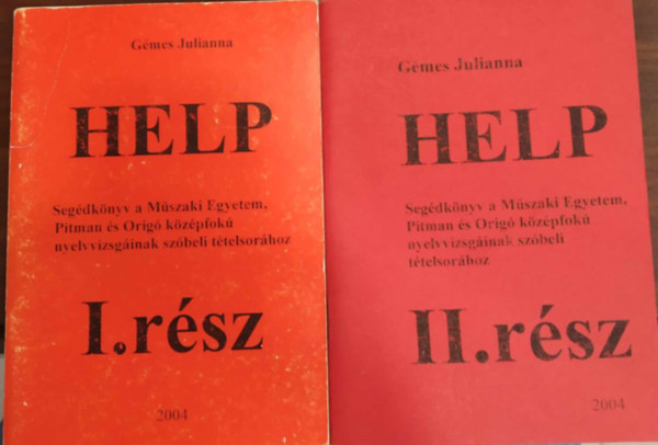 Gmes Julianna - Help I. Tesztknyv + Help II. rsz (2 ktet)