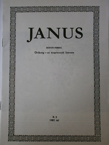 Janus 3. Az eszpresszk zenete
