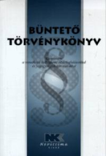 B�ntet� t�rv�nyk�nyv