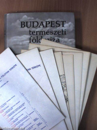 Szerz Gczn Lszl Marosi Sndor Somogyi Sndor Dr. Szilrd Jen - Budapest termszeti fldrajza   - A Budai-hegysg arculata  - A Budai-hegysg barlangjai s felszni karsztos formi - A Pesti sksg arculata - Budapest krnyknek nvnytakarja  -  A legrgibb tenger Budapest krnykn   8 db k