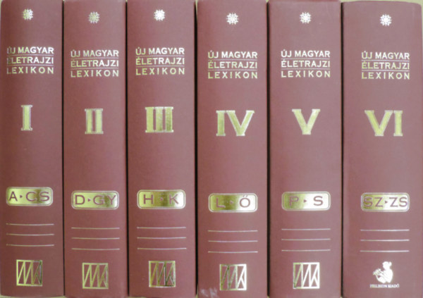 Markó László (főszerk.) - Új magyar életrajzi lexikon I-VI.