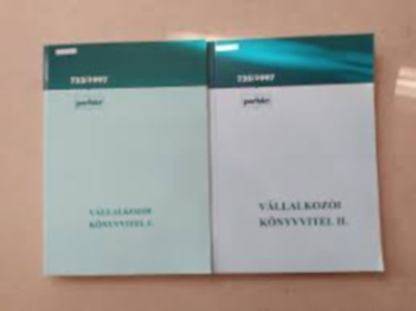 Illys Ibolya Kozma Gbor - Vllalkozi knyvvitel I-II. + Pldatr s feladatgyjtemny a Vllalkozi knyvvitel I-II. cm zanknyvhz