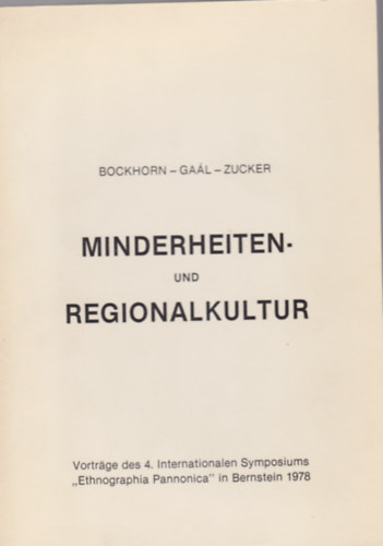 Bochhorn - Gal - Zucker - Minderheiten- und Regionalkultur