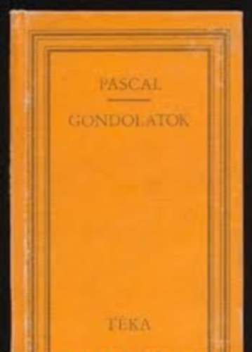 Pascal - Gondolatok (tka)
