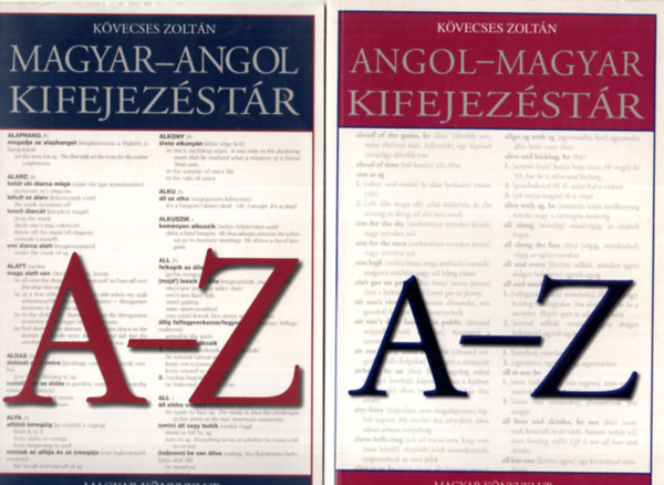 Kvecses Zoltn - Magyar-angol, angol-magyar kifejezstr