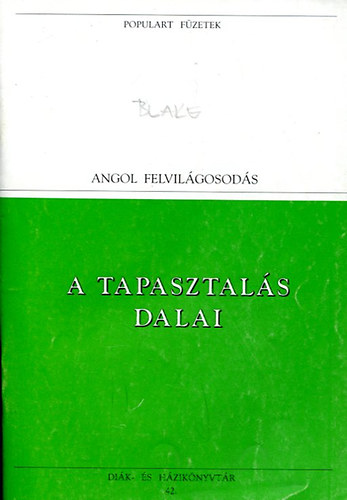 William Blake - A tapasztal�s dalai (populart)