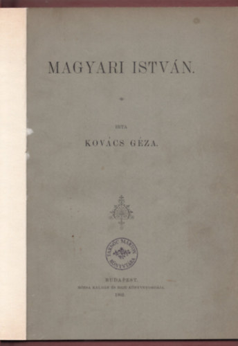 Kovács Géza - Magyari István