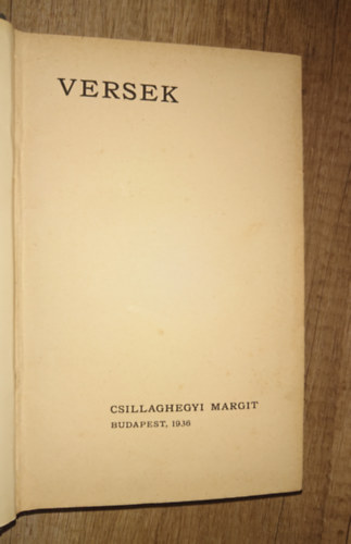 Csillaghegyi Margit - Versek