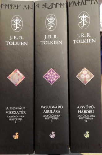 J. R. R. Tolkien - A gyűrűk ura históriája I-II-III ( A homály visszatér , Vasudvard lázadása , A Gyűrűháború )