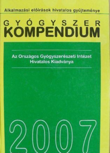 Gy�gyszer kompendium 2007