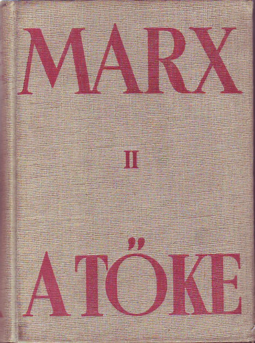 Marx Károly - A tőke II. (A politikai gazdaságtan bírálata)- A tőke forgalmi folyamata.