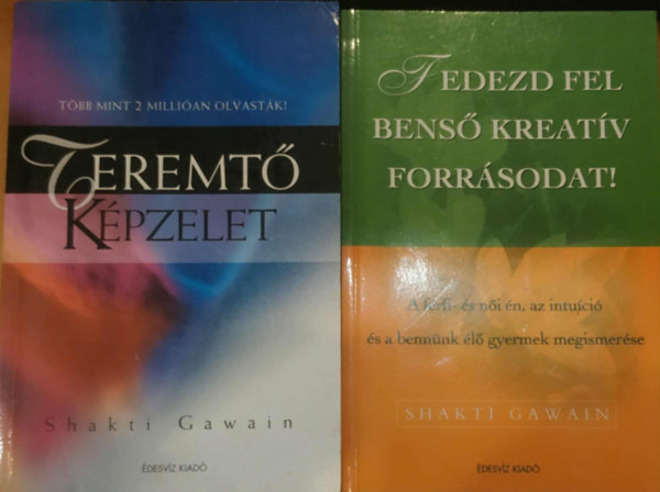 Shakti Gawain - 2 db Shakti Gawain: Teremtő képzelet + Fedezd fel benső kreatív forrásodat!