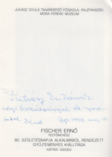 Fischer Ern festmvsz killtsa