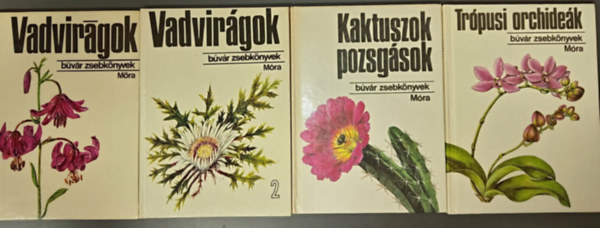 Kaktuszok, pozsg�sok + Vadvir�gok 1-2. + Tr�pusi orchide�k (B�v�r zsebk�nyvek)