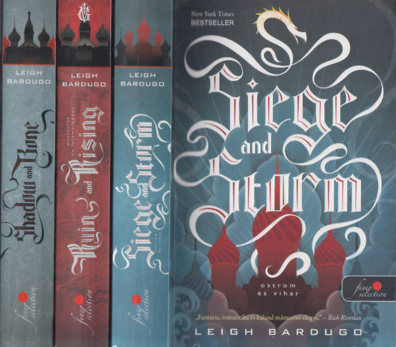 Leigh Bardugo - 3 db fantasy regény (Leigh Bardugo): Ostrom és vihar + Pusztulás és felemelkedés + Árnyék és csont