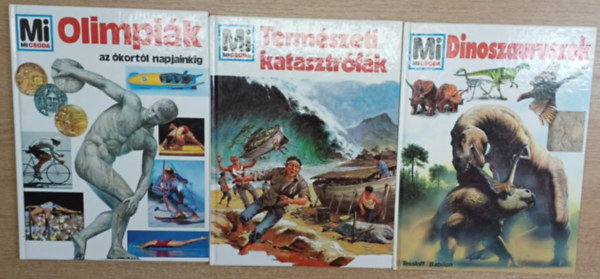 Hans Reichardt, Joachim Oppermann Edwin Klein - 3 db a Mi Micsoda sorozatb�l: Olimpi�k - Term�szeti katasztr�f�k - Dinoszauruszok