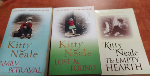 Kitty Neale - 3 db Kitty Neale k�nyv angolul: Lost&Found,The Empty Hearth,Family Betrayal
