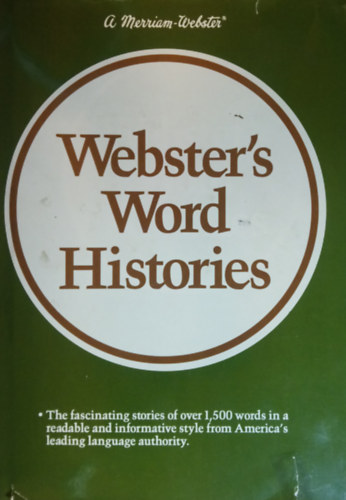 Webster's Word Histories