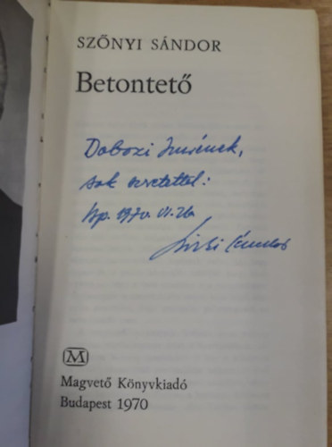Sznyi Sndor - Betontet