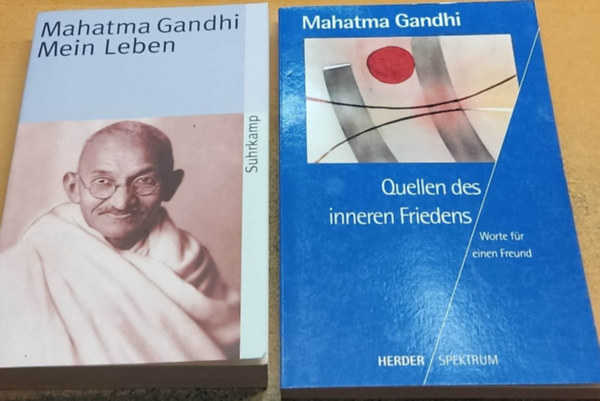 Mahatma Gandhi - Mein Leben + Quellen des inneren Friedens (2 ktet)