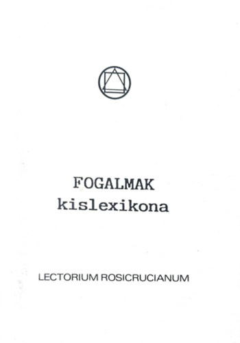 Fogalmak kislexikona