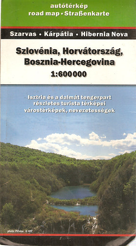 Szlovnia Horvtorszg Bosznia-Hercegovina 1:600000 - Autstrkp
